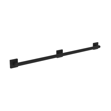 Newport Brass Two Post 42" Grab Bar in Flat Black, 45" L, Solid Brass, Flat Black 2040-3942-56
